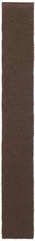 Hugo Boss BY BECKHAM Krawatte mit Leinen und Tussahseide Style H-TIE CM 6 K. 262 DB 50563695 Dunkelbraun ONESI