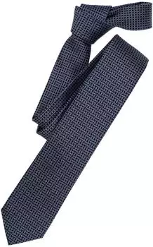 Venti Krawatte gemustert, Seide, dunkelblau (47566932-0)
