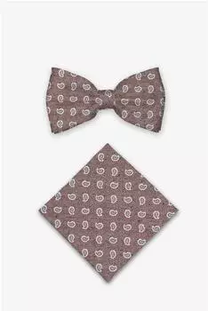 J.Ploenes Fliege & Einstecktuch Set Paisley, rot