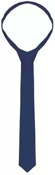 Karlowsky Fashion andMORE Krawatte 50% Polyester/50% Baumwolle, marine (AK 4)