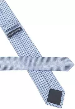 Seidenfalter Krawatte Micro 6,0-6,5cm silber
