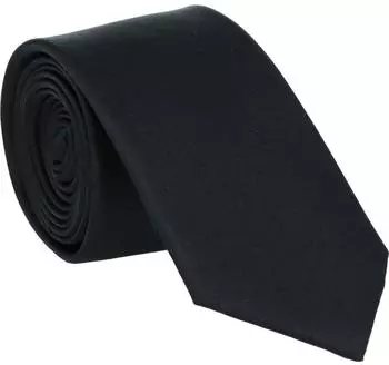 Willen Krawatte Seide 6,5cm, schwarz (Herren)