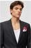 Hugo Einstecktuch aus reiner Baumwolle mit Bordüre und Logo - Style Pocketsquare 33x33cm 50492579 Weiß ONESI