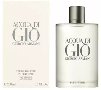 Giorgio Armani Acqua di Gi&ograve; Homme Eau de Toilette (200ml)