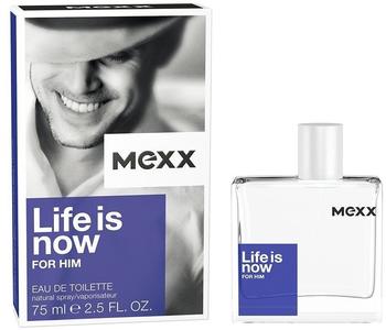 MEXX Life is Now Eau de Toilette 75 ml