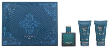 Versace Eros Eau de Toilette 50 ml + Shower Gel 50 ml + Aftershave Balsam 50 ml Geschenkset