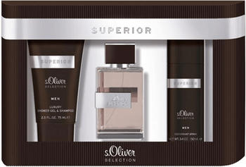 S.Oliver Superior Men Set (EdT 30ml + SG 75ml + DS 50ml)