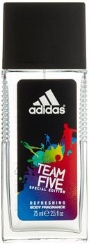 Adidas Team Five Deo mit Zerstäuber für Herren (75 ml)