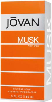 Jovan Musk Men EDC 88 ml Vapo, 1er Pack (1 x 88 ml)