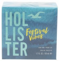 Hollister Festival Vibes 50ml, M&auml;nner, 50 ml, Ananas, Pineapple, Birch leaves,