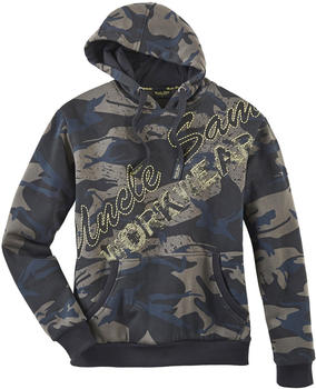Uncle Sam Hoody (80333) grey camouflage