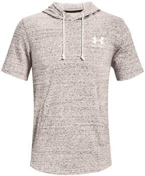 Under Armour Men's UA Rival Terry Short Sleeve Hoodie (1370396) onyx white