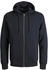 Jack & Jones Jjebradley sweat zip hood noos pls (12250596-4403933) black