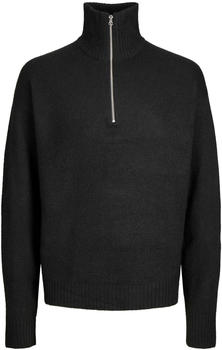 Jack & Jones Jorollie knit half zip sn (12241817-4293182) black