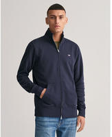 Gant Sweatjacke "REG SHIELD FULL ZIP SWEAT" mit Logostickerei auf der Brust