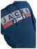 Jack & Jones Hoodie Large Size Corp Logo (12163777) Navy Blazer / Print Play