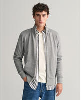 Gant Sweatjacke "REG SHIELD FULL ZIP SWEAT" mit Logostickerei auf der Brust
