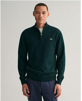 GANT Superfine Lambswool Half Zip Sweater (87213) grün