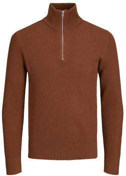 Jack & Jones Perfect Half Zip Sweater (12216768) braun