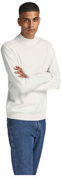 Jack & Jones Basic Mock Neck Sweater (12190170) beige/weiß