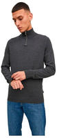 Jack & Jones Strickpullover "EMIL KNIT HALF ZIP" mit kurzem Rei&szlig;verschluss im