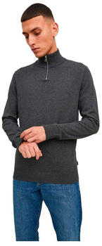 Jack & Jones Emil Half Zip Sweater (12189339) grau
