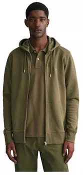 GANT Reg Shield Full Zip Sweatshirt (2007059) gr&uuml;n