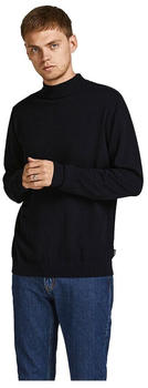 Jack & Jones Basic Mock Neck Sweater (12190170) schwarz
