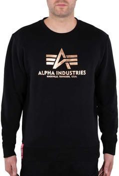 Alpha Industries Basic Foil Print Sweatshirt (178302FP) schwarz