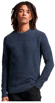 Superdry Textured Crew Neck Sweater (M6110567A) blau