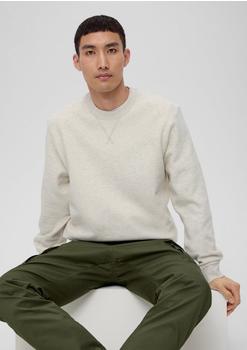 S.Oliver Sweatshirt mit Logo-Detail (2140363) beige/weiß