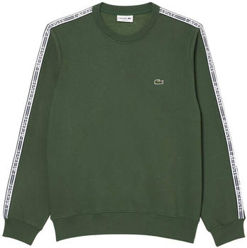 Lacoste Herren Jogger-Sweatshirt aus Flanell mit Logostreifen (SH5073) dunkelgrün
