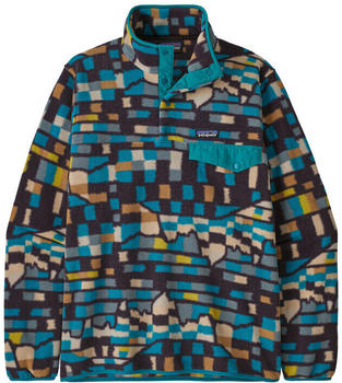Patagonia Men's Synchilla Snap-T Fleece Pullover (25551) fitz roy patchwork/belay blue
