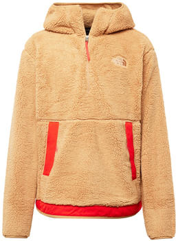 The North Face Men's Campshire Fleece Hoodie (84HX) almond butter-fiery red