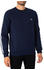 Lacoste Herren Jogger-Sweatshirt aus Flanell mit Logostreifen (SH5073) navy blau