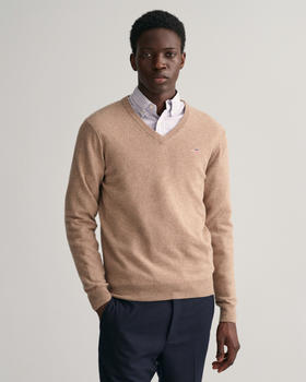 GANT Superfine Lambswool V-Neck Pullover (87212-295) braun
