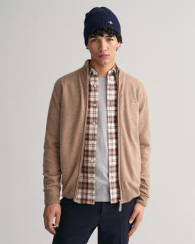GANT Superfine Lambswool Strickjacke (87214-295) braun