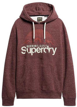 Superdry Code Logo Great Outdoors Graphic Hoodie (M2013146A) rot