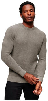 Superdry Textured Crew Neck Sweater (M6110567A) grau
