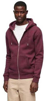 Superdry Essential Logo Full Zip Sweatshirt (M2013116A) track burgundy marl