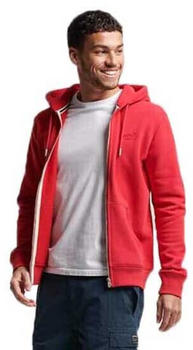 Superdry Essential Logo Full Zip Sweatshirt (M2013116A) rot
