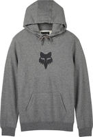 Fox Fleece Hoodie Fox Head S Heather Graphite Grau