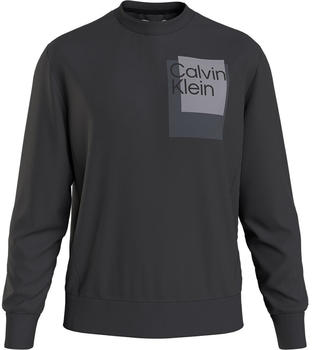 Calvin Klein Overlay Box Logo Sweatshirt (K10K112249-BEH) black