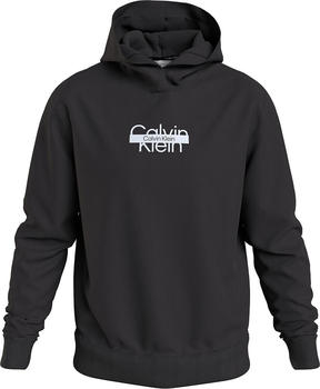 Calvin Klein Cut Through Logo Hoodie (K10K112251-BEH) black