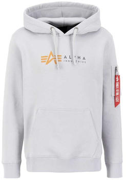 Alpha Industries Alpha Label Hoodie (118331-666) grey