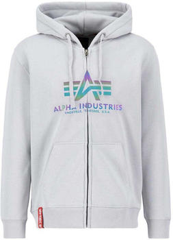 Alpha Industries Basic Full Zip Sweatshirt (178325-666) white