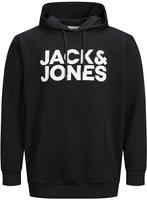 Jack & Jones PlusSize Kapuzensweatshirt "CORP LOGO SWEAT HOOD", Bis Gr&ouml;&szlig;e 6XL