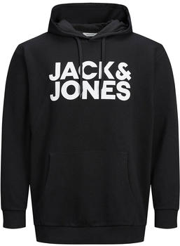 Jack & Jones Hoodie Large Size Corp Logo (12163777) black1