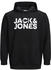 Jack & Jones Hoodie Large Size Corp Logo (12163777) black1