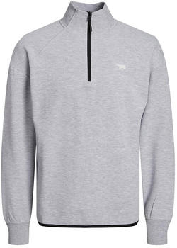 Jack & Jones Air Half Zip Sweatshirt (12204920) LightGreyMelange/DetailNewLgm/RelaxedFit